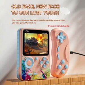 Two Player G5 Retro 500 Games in 1 Handheld Video Game Box With TV Out Put